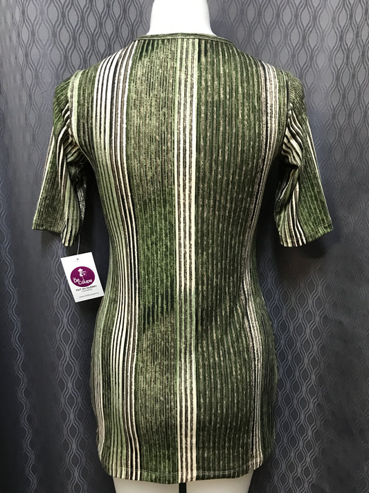 Tunique Rayée Verte