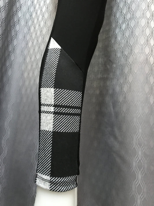 Leggings Carreaux Gris