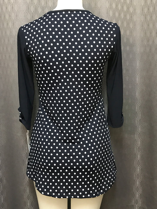 Chandail à pois marine