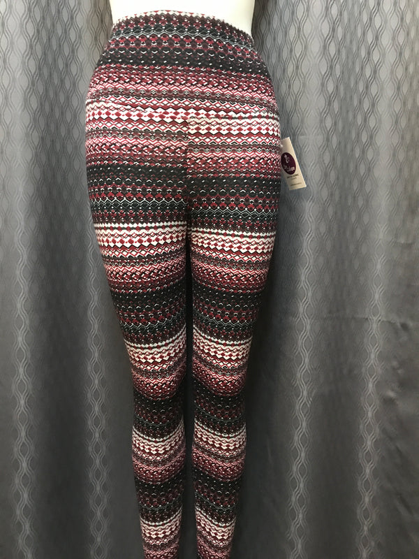 Leggings à motif rouge