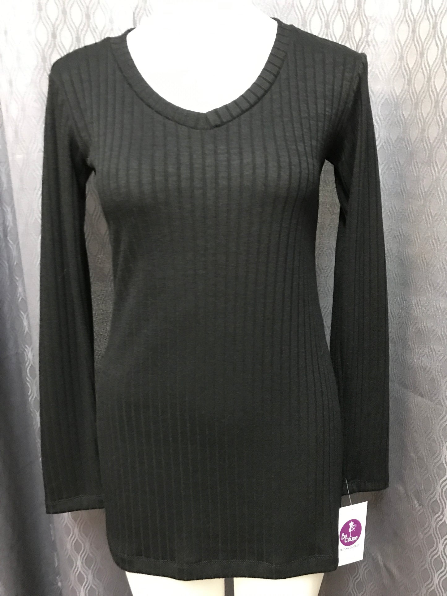 Tunique Tricot Noir