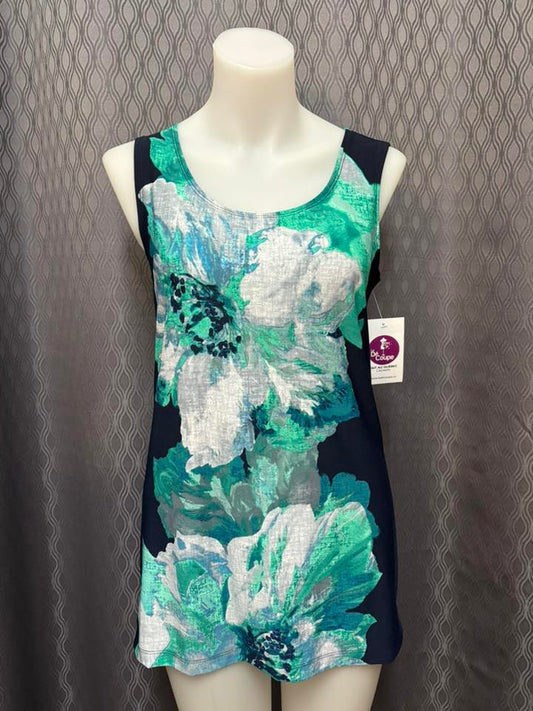 Camisole Fleur Turquoise