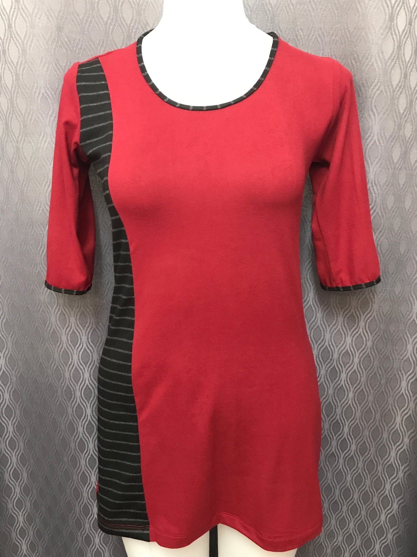 Tunique Rouge à Rayures