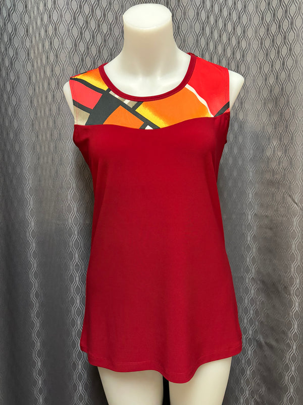 Camisole multi rouge
