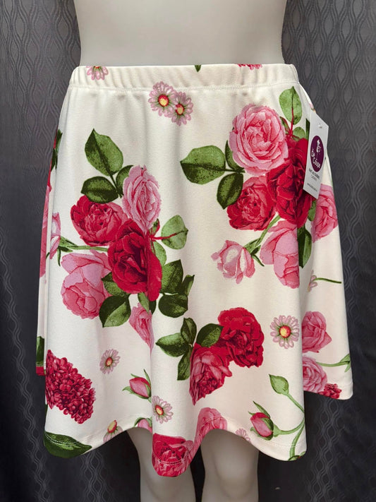 Jupe Fleurs Roses