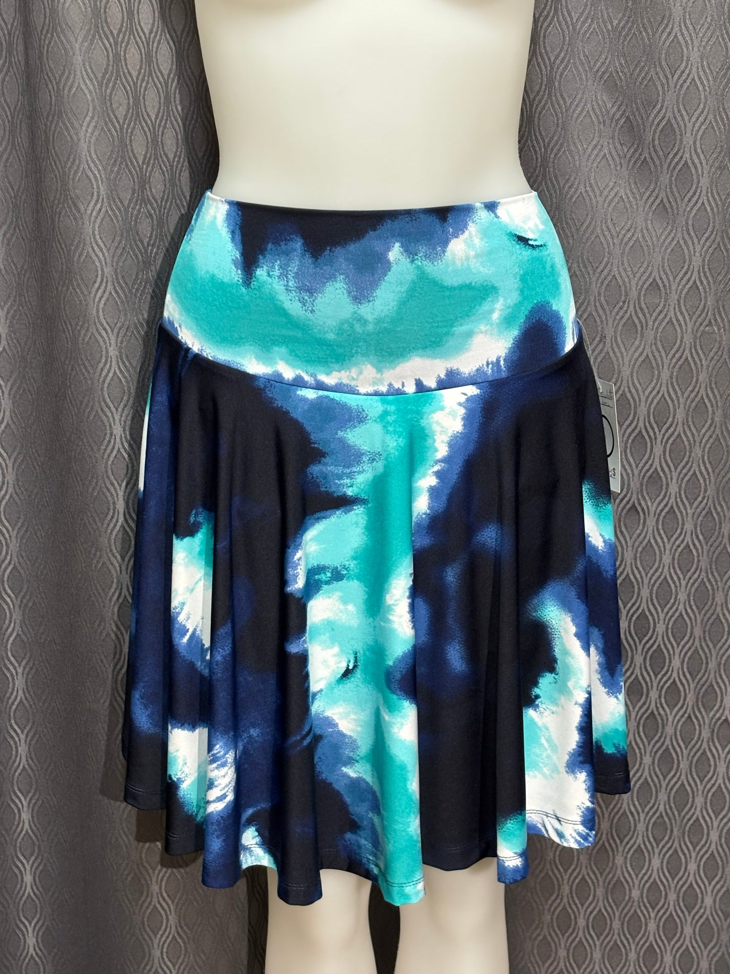 Jupe-Culotte Multi Bleu
